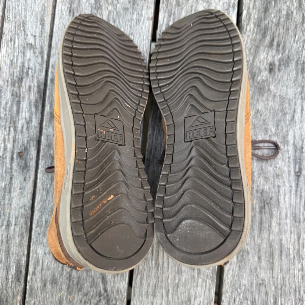 Reef Rover Mid WT Mens Brown Leather Mid Top Boots RF0A3623 Size 11‎